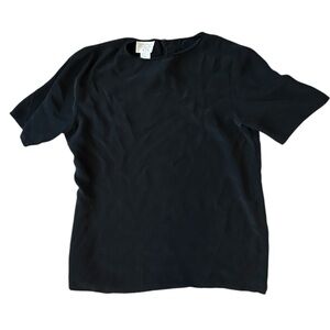 Vintage 90s boxy fit matte silk tee shirt